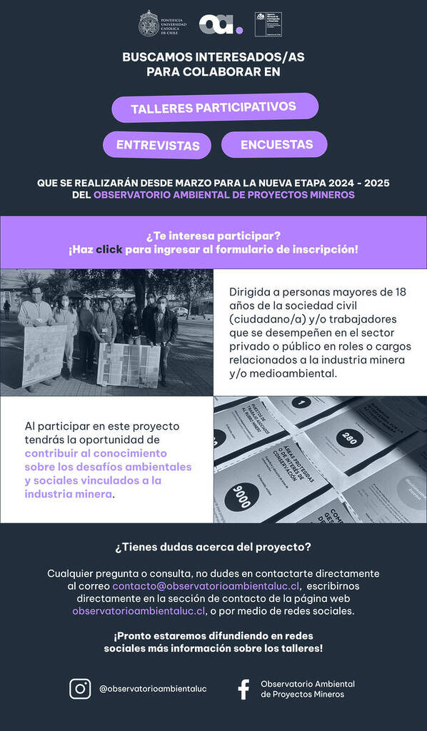 Observatorio Ambiental de Proyectos Mineros