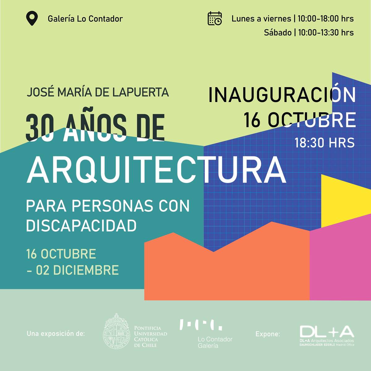 Exposición José María de Lapuerta "30 años de arquitectura para personas con discapacidad”
